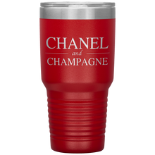 Load image into Gallery viewer, Chanel and Champagne, 30oz Tumbler
