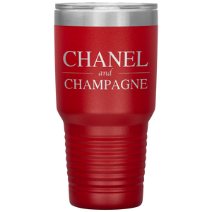 Chanel and Champagne, 30oz Tumbler