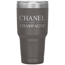 Load image into Gallery viewer, Chanel and Champagne, 30oz Tumbler
