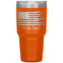 Load image into Gallery viewer, We The People American Flag with Guns, 30oz Tumbler
