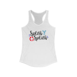 Splish Splash Summer Beach Women's Racerback Tank