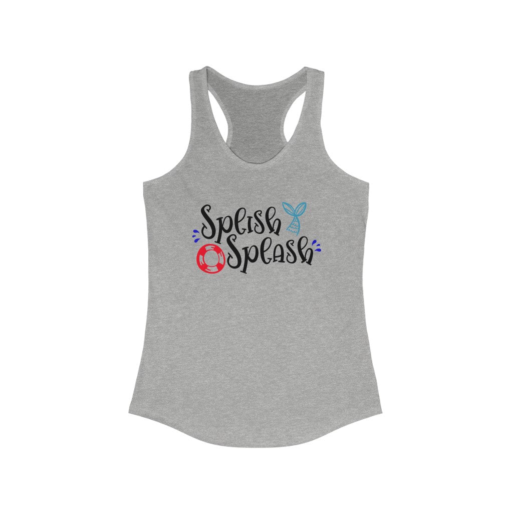 Splish Splash Summer Beach Women's Racerback Tank