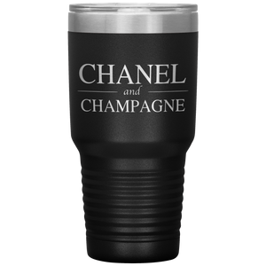 Chanel and Champagne, 30oz Tumbler