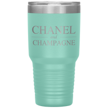 Load image into Gallery viewer, Chanel and Champagne, 30oz Tumbler
