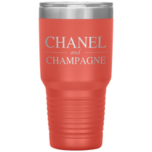 Load image into Gallery viewer, Chanel and Champagne, 30oz Tumbler
