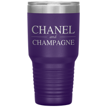 Load image into Gallery viewer, Chanel and Champagne, 30oz Tumbler
