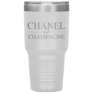 Chanel and Champagne, 30oz Tumbler